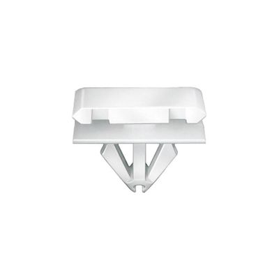 AVC20934 image(0) - AUVECO 20934 Body Side Molding Clip, (12 x 20 mm) Head x 11 mm L Stem x 9 mm Hole, Nylon, White