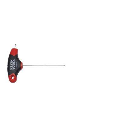 KLEJTH4E06 image(0) - Klein Tools 3/32-Inch Hex Key, Journeyman&trade; T-Handle, 4-Inch