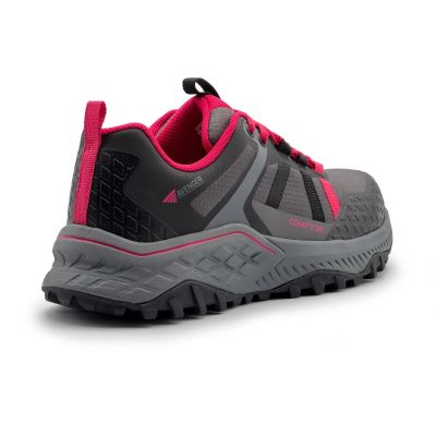FSIA1250-6.5M image(1) - Avenger Work Boots AERO Trail - Women's  Low Top Shoe - Composite Toe - CT |EH |SR - Grey / Magenta - Size: 6.5 - D - (Regular)