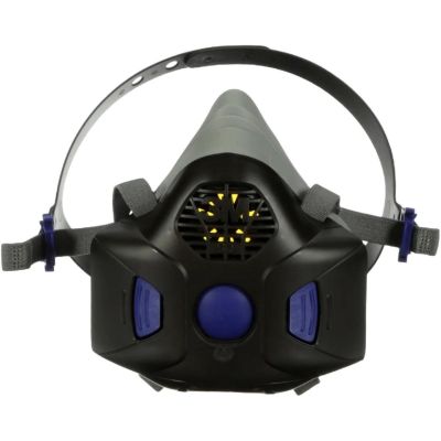 MMMHF-803SD image(0) - 3M Secure Click Half Facepiece Reusable Respirator with SpeakingDiaphragm