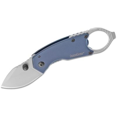 KER8710 image(0) - Kershaw 8710 ANTIC BLUE MANUAL FOLDING KNIFE