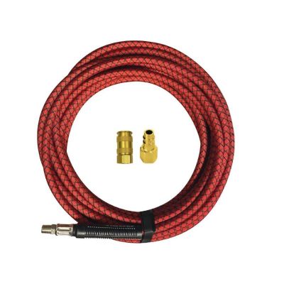 RTCSHC-35 image(0) - Reading Technologies  SHC-35 Conductive Air Hose, MNPT, 35 ft L, 400 psi Working, Polyester Silicon Composite, 3/8 in ID, Black/Red