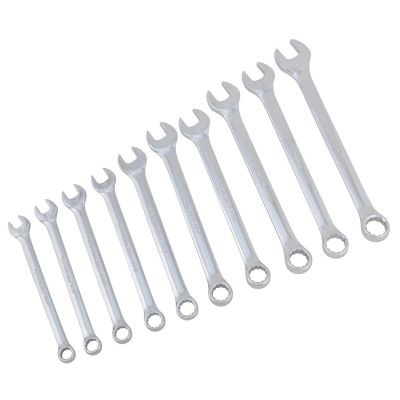 WLMW30002 image(0) - Wilmar Corp. / Performance Tool 10 pc. Metric Polished Wrench Set