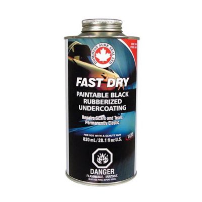 DOMBUF image(0) - Dominion Sure Seal BUF Super Protector Series Fast Dry Undercoating, 830 mL Can, Black
