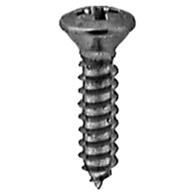 AVC2710 image(0) - AUVECO #8 X 3/4 PHILLIPS OVAL HEAD TAP SCREW CHROME