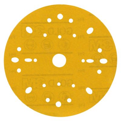 MMM09291 image(0) - 3M  Hookit Gold Abrasive Disc 09291, 800, 6-inch (150mm), Dust-Free