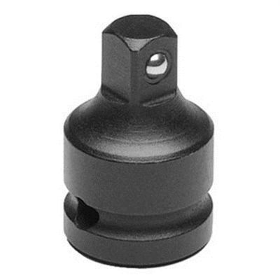 GRE1138A image(0) - Grey Pneumatic SOC 1/2 3/8D ADPT IMP SQ MALE BLK