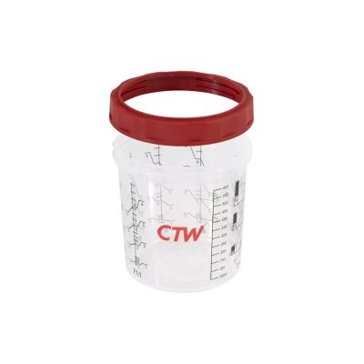 CTWHC-850 image(0) - CTW International HC-850 850Ml Hard Cup & Collar for the CTW Disposable Paint Cup System