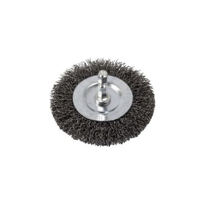 AES1862 image(0) - AES Industries 1862 Coarse Wire Wheel with Shank, 3 in, 1/4 in Shank, Steel