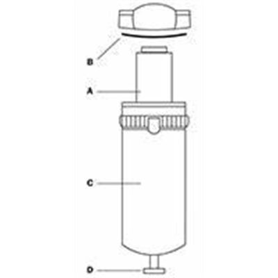 RTCSG-651 image(0) - Reading Technologies  RTi-SG-651 Sight Glass with Humidicator Paper, 13 mm, Use With: DE401-M04