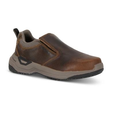 FSIA9106-8D image(0) - Avenger Work Boots Foreman MAX Low Slip-On - Women's - CN|EH|SR|SF - Brown - Size: 8 - D - (Regular)