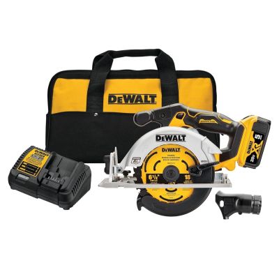 DWTDCS565P1 image(0) - DeWalt 20V MAX Brushless 6-1/2 in. Circular Saw Kit