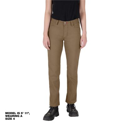 MLWF650K-0R image(0) - Milwaukee Tool Women's Work Pants - Khaki - Size  0