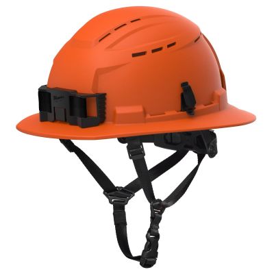 MLW48-73-1662 image(0) - Milwaukee Tool BOLT Safety Orange Full Brim Vented Safety Helmet &hyphen; Type 2, Class C