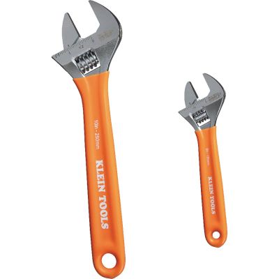 KLED5072 image(0) - Klein Tools Extra-Capacity Adjustable Wrenches, 2-Piece