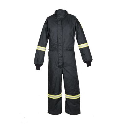 OBRTCG25-CVL-S image(0) - OBERON Coveralls - Arc Flash - 25 Cal TCG Ultralight - Color: Black - Size: Small
