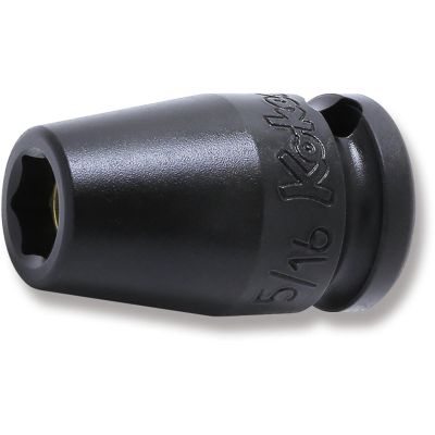 KKN13400AG-5-16 image(0) - Ko-ken USA 13400AG-5/16 3/8 Sq. Dr. Socket 5/16 6 point Length 32mm Magnet