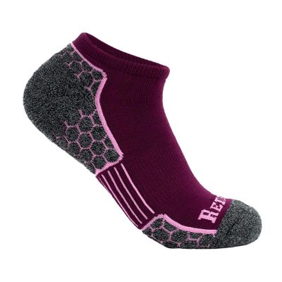 RDB1004 image(0) - Redback Womans HEX Elite No Show- Plum