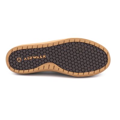 FSIAW7002-9.5D image(1) - AIRWALK VENICE - Men's Leather Slip On - CT|EH|SF|SR - Buffalo Crazy Horse / Gum - Size: 9.5 - D - (Regular)
