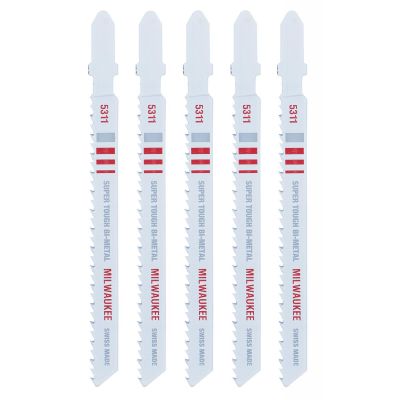 MLW48-42-5311 image(0) - Milwaukee Tool JIG SAW WOOD 10T 4L 5PK