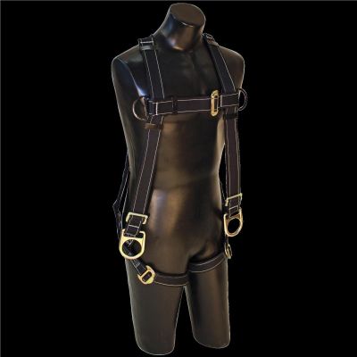 SRW802452 image(0) - FALL SAFE Safety Harness - A-SERIES NOMEX / KEVLAR WEB - Nomex / Kevlar Vest-Style Positioning - Back / Side, Pass Through, Pass Through - Size: XL
