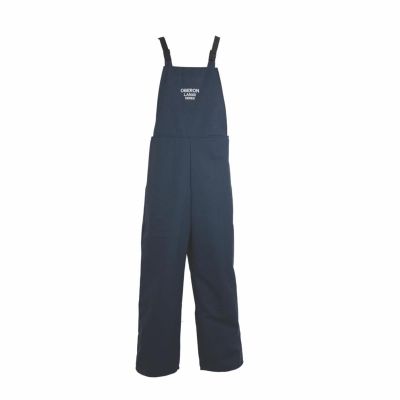 OBRLAN4-BIB-Z2XL image(0) - Oberon Bib Overalls - Arc Flash - 40 Cal LAN™ Series - Color: Navy Blue - Size: 2XL Extra Tall