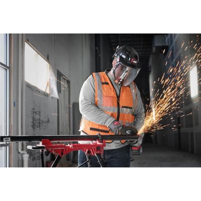 MLW48-73-1437 image(2) - Milwaukee Tool 10pk Mirrored Face Shield Replacement Lenses (Helmet & Hard Hat Frame)