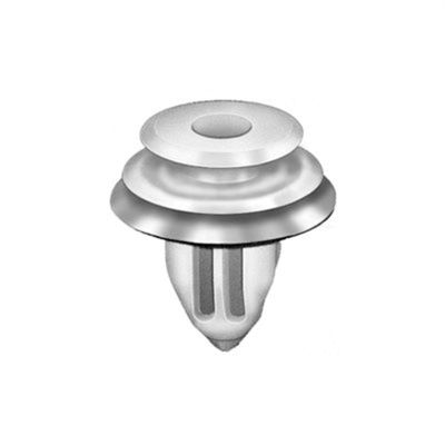 AVC21102 image(0) - AUVECO 21102 Triple Head Type-10 Door Trim Panel Retainer, Nylon, White