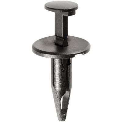 AVC13996 image(0) - AUVECO 13996 Push-Type with Closed End Exterior Body Retainer, 11/16 in Dia Head x 7/8 in L Stem, Nylon, Black