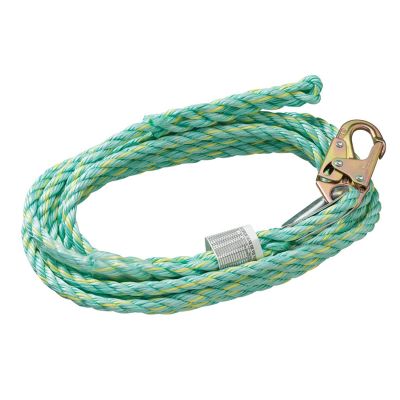 SRWV84014050 image(0) - PeakWorks Premium Vertical Lifeline - Snap Hook & Back Splice - 50' (15.2 m)