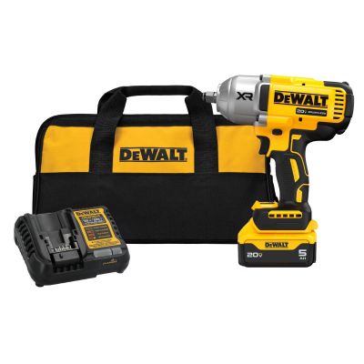 DWTDCF900P1 image(0) - DeWalt 20V MAX XR 1/2 Inch High Torque Impact Wrench Kit
