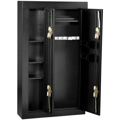 HOMHS30136028 image(1) - Homak Manufacturing 8 Gun Double Door Steel Security Cabinet / Black