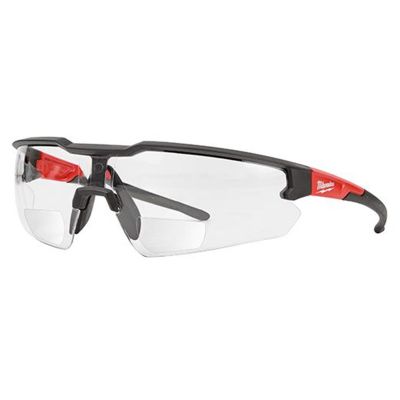 MLW48-73-2201 image(0) - Milwaukee Tool Glasses +1.00 Mag Anti-Scratch Poly