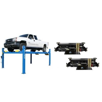 ATEATTD-414-COMBO image(0) - Atlas Automotive Equipment 414 14,000 Pound 4-Post Lift and RJ8 Rolling Jacks Combo (WILL CALL)