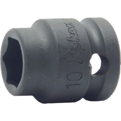 KKN13401MS-14 image(0) - Ko-ken USA 13401MS-14 3/8 Sq. Dr. Socket 14mm 6 point Length 22mm Thin walled