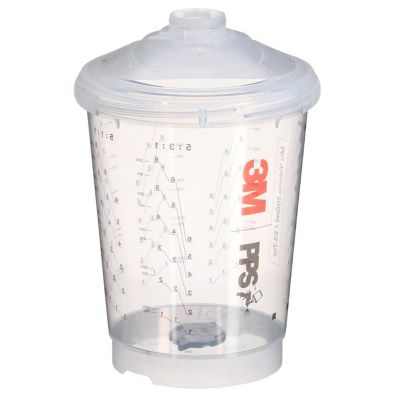 MMM26263 image(0) - 3M Spray Cups Kit 26263, Standard (23.7 fl oz, 700 ml), 200 Micron Filter