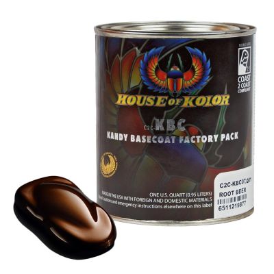 HOKC2C-KBC07-Q01 image(0) - House Of Kolor SHIMRIN C2C-KBC07-Q01 C2C Kandy Series Universal Basecoat, 1 qt Can, Red Brown