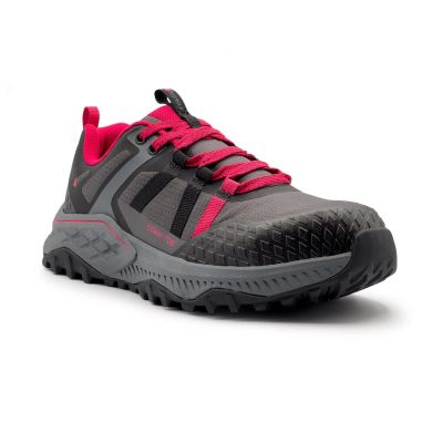 FSIA1250-7W image(0) - Avenger Work Boots AERO Trail - Women's  Low Top Shoe - Composite Toe - CT |EH |SR - Grey / Magenta - Size: 7 - E - (Wide)