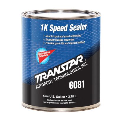 TRP6081 image(0) - Transtar Autobody Products 6081 - 1K Speed Sealer Low VOC 255 Square Feet per Gallon- 1 Gallon - Light Gray