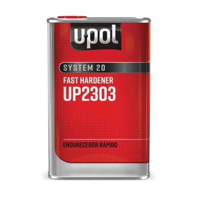 UPO2303 image(0) - U Pol Products SYSTEM 20 UP2303 National Rule Fast Hardener, 1 L Tin, Clear, Liquid, Use With: 2K Primers and Clearcoats