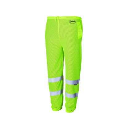 SRWV1070760U-LXL image(0) - Pioneer Mesh Safety Pants  - Color:  Hi-Viz Yellow/Green  - Size: L/XL