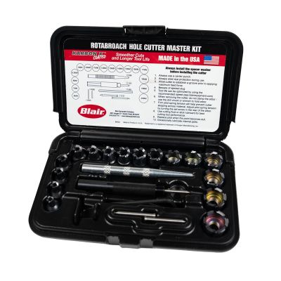 BLR11201KX image(0) - Blair Karbon X Rotabroach Cutter Metric Master Kit (11201KX)