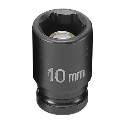 GRE910MG image(0) - Grey Pneumatic SOC 10MM 1/4D IMP MAG 6PT BLK