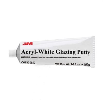 MMM5095 image(0) - 3M 05095 Putty, 14.5 oz Tube, White, Paste