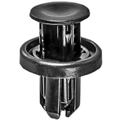 AVC21706 image(0) - AUVECO 21706 Push-Type Bumper and Wheel Well Liner Retainer, 20 mm Dia Head x 14 mm L Stem, Nylon, Black