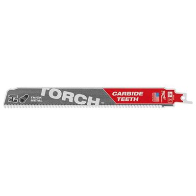 MLW48-00-5303 image(1) - Milwaukee Tool 12" 8TPI The TORCH with Carbide Teeth 3PK