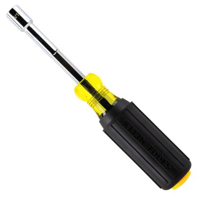 KLE65438 image(0) - Klein Tools Color-Coded Hollow-Shaft Heavy-Duty Nut Driver, 3/8-Inch