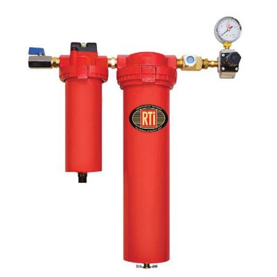 RTCE4000 image(0) - Reading Technologies  E4000 Eliminator II Series Desiccant Dryer, 1/2 in Inlet x 1/4 in Outlet, 25 scfm at 100 psi
