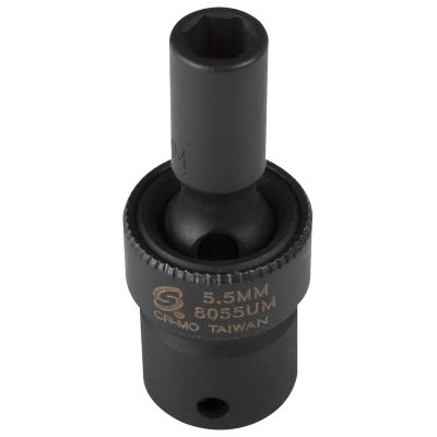 SUN8055UM image(0) - SUNEX SOC 5.5 MM 1/4D IMP UNIV 6PT