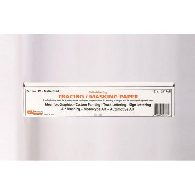 RBL371 image(0) - RBL Products 371 Self-Adhering Tracing/Masking Paper Roll, 12 in W x 24 ft L